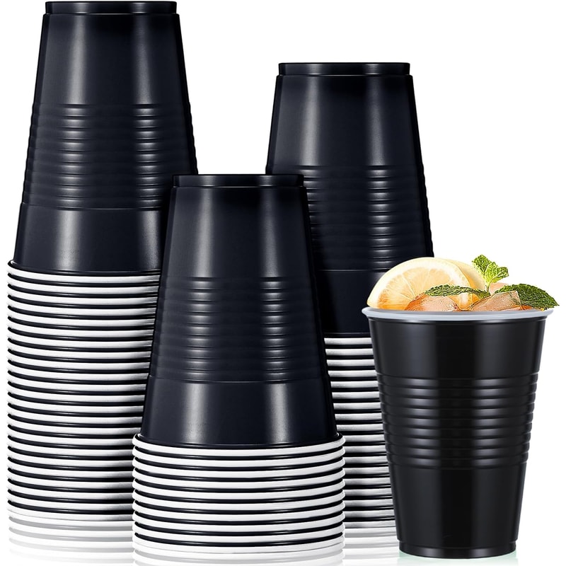 Premium Plastic Party Cups Durable Disposable Party Cups For Beer Pong Drinks Events 9