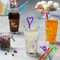 Flexible Disposable Plastic Straws For Boba Tea Smoothies Party Drinks 4