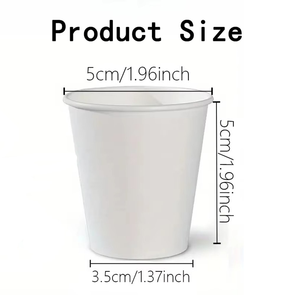 Mini Disposable Paper Cups Coffee Tasting Paper Cups For Juice Candy Party Events 1