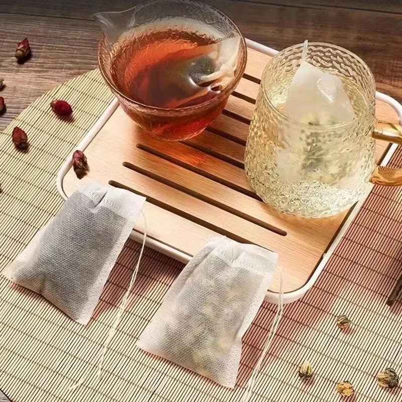 Empty Loose Leaf Tea Filters with String Tea Infuser Bags