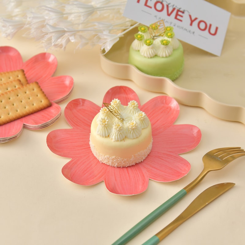 Daisy Flower Disposable Party Plates For Birthdays Picnics And Cake Tables 2