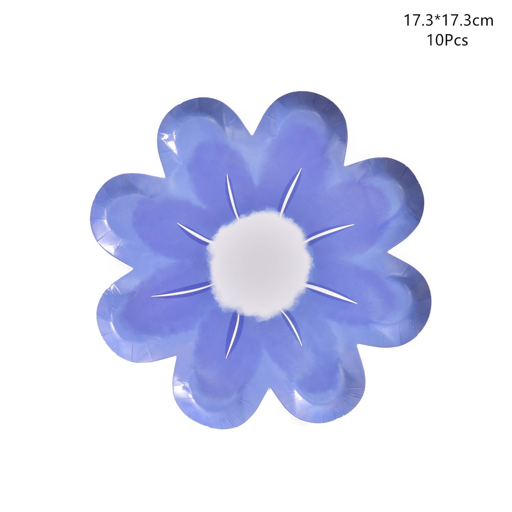 Daisy Flower Disposable Party Plates For Birthdays Picnics And Cake Tables 4
