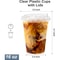 Premium Clear Plastic Cups With Lids Disposable Smoothie Iced Coffee Cups 1