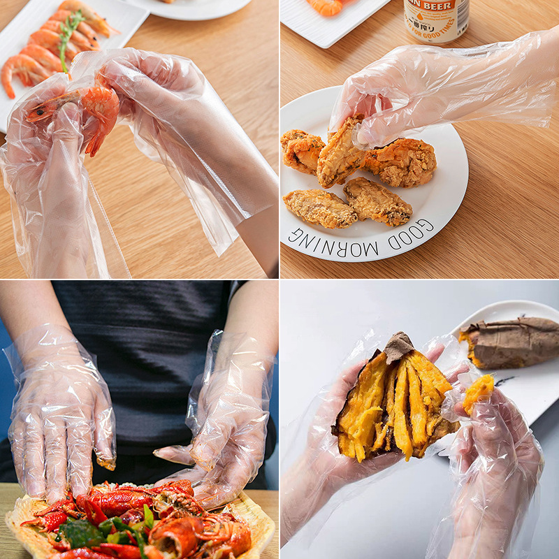 Premium Disposable Food Grade Gloves Kitchen Food Prep Restaurant Serving 3