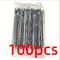 Disposable Plastic Straws Cocktail Stirrers Black Party Drink Accessories 6
