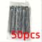 Disposable Plastic Straws Cocktail Stirrers Black Party Drink Accessories 5