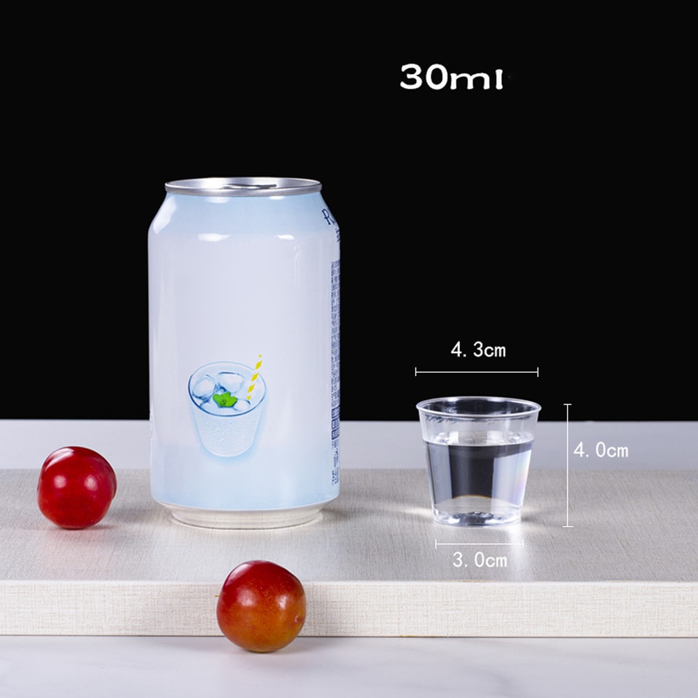 Clear Plastic Disposable Shot Glasses For Parties And Jelly Cups 1
