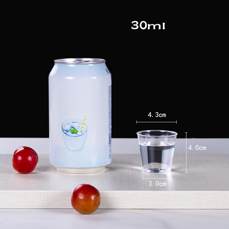 Clear Plastic Disposable Shot Glasses For Parties And Jelly Cups 1