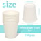Disposable Mini Paper Cups for Mouthwash Tasting Snacks and Office Drinks