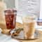 Premium Disposable Plastic Cold Drink Cups With Strawless Sip Lids 1