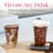 Premium Disposable Plastic Cold Drink Cups With Strawless Sip Lids 4