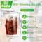 Premium Disposable Plastic Cold Drink Cups With Strawless Sip Lids 7