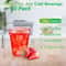 Premium Disposable Plastic Cold Drink Cups With Strawless Sip Lids 6