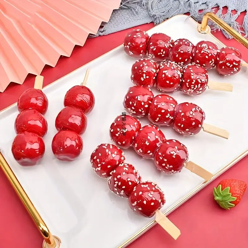 Natural Bamboo BBQ Grilling Skewers Disposable Bamboo Sticks for Parties, Kabobs & Fruit