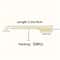 Natural Bamboo BBQ Grilling Skewers Disposable Bamboo Sticks for Parties, Kabobs & Fruit