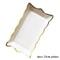 Premium Rectangular Solid Color Disposable Paper Plates 6