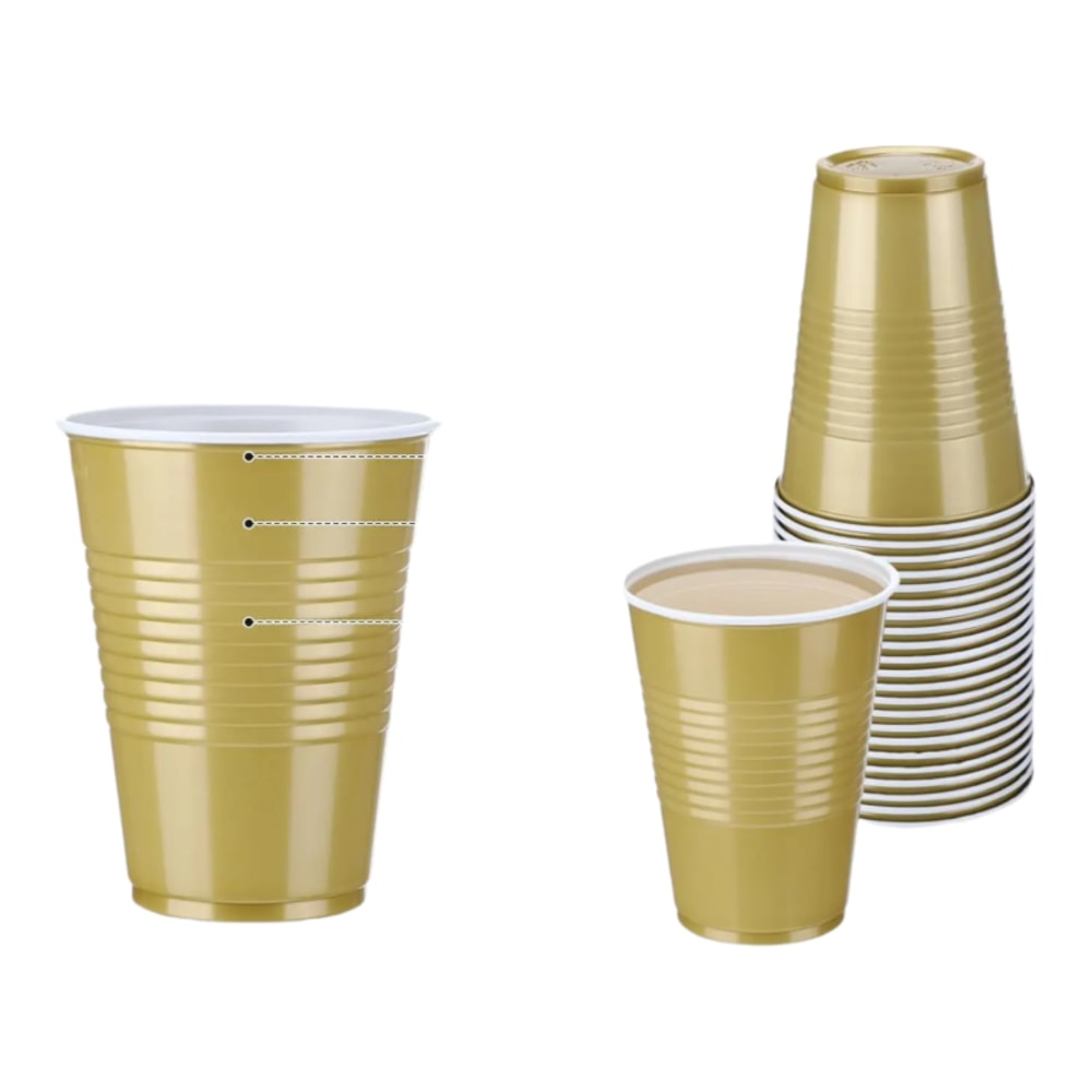 Disposable Party Cups Set Versatile Beer Pong Cups Outdoor Drinkware 7
