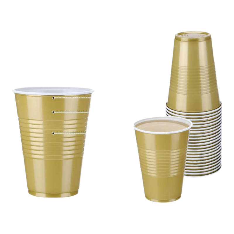 Disposable Party Cups Set Versatile Beer Pong Cups Outdoor Drinkware 7
