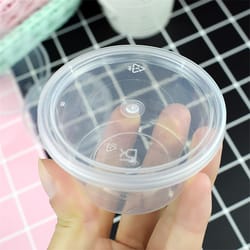 disposable sauce cups plastic containers with lids