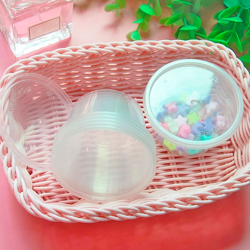 Disposable Sauce Cups Plastic Containers With Lids 2
