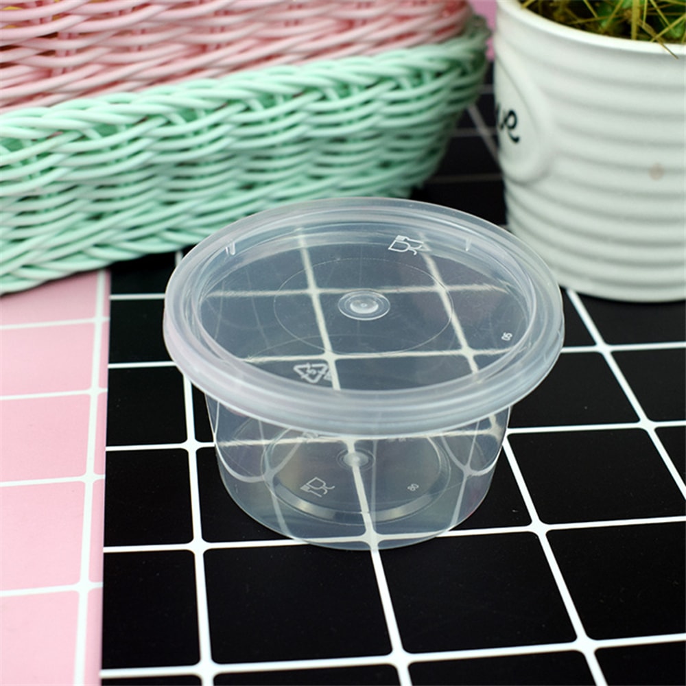 Disposable Sauce Cups Plastic Containers With Lids 3