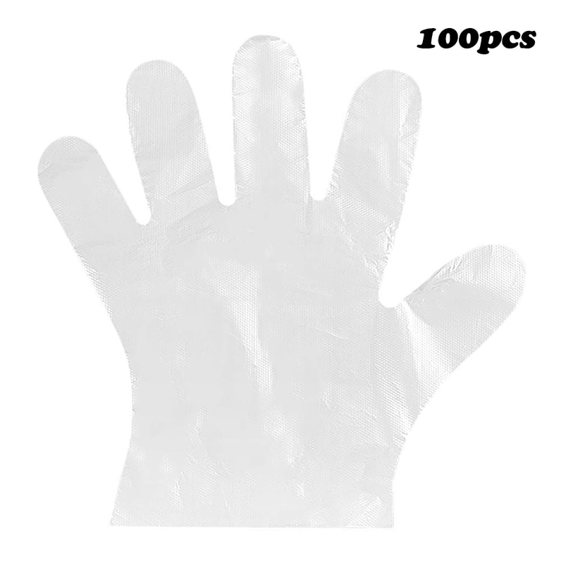 Disposable PE Gloves for Food Prep Kitchen BBQ and Cleaning