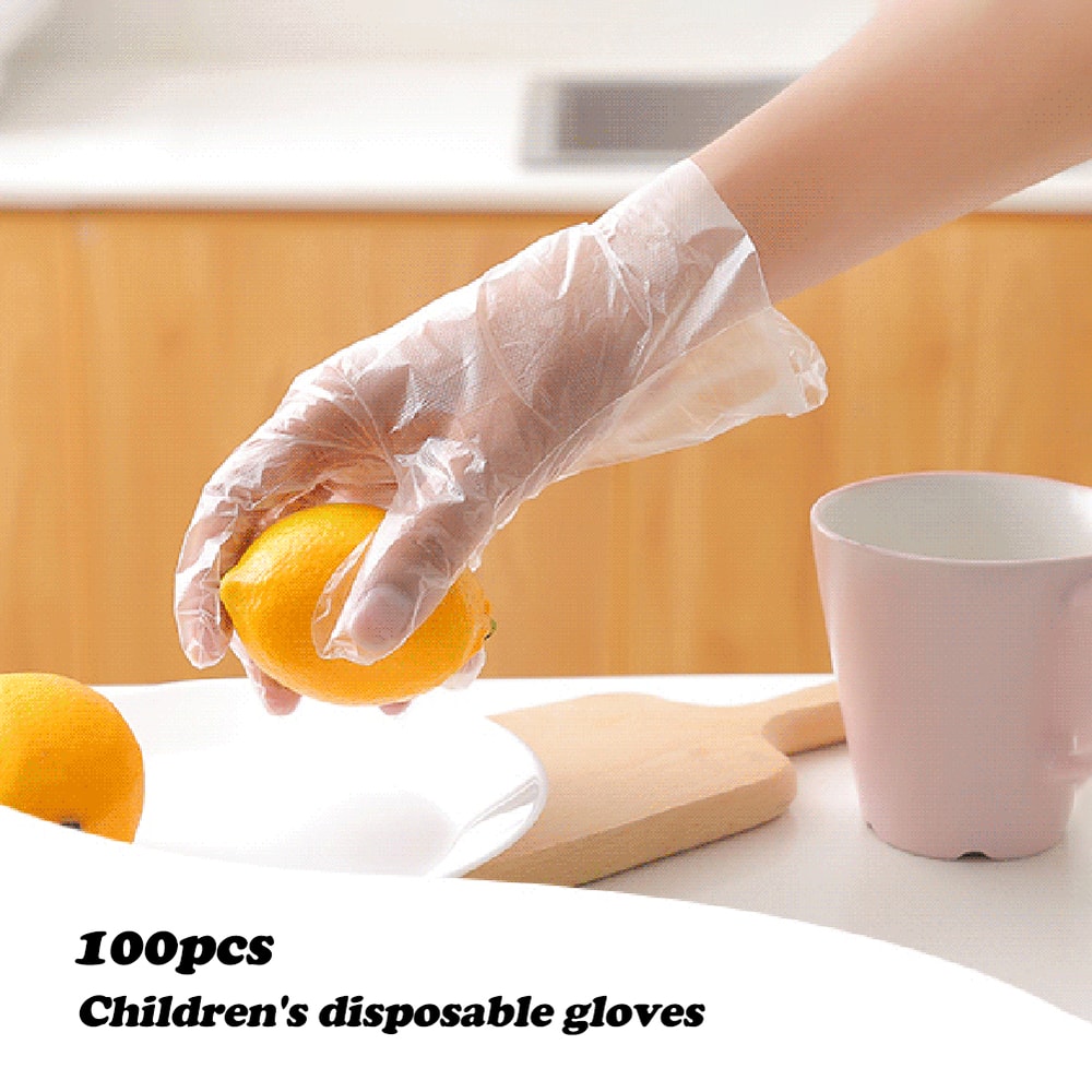 Disposable PE Gloves for Food Prep Kitchen BBQ and Cleaning