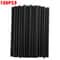 Premium Black Plastic Straws Disposable Cocktail & Party Straws for Coffee & Bar