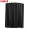 Premium Black Plastic Straws Disposable Cocktail & Party Straws for Coffee & Bar