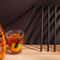 Premium Black Plastic Straws Disposable Cocktail & Party Straws for Coffee & Bar