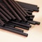 Premium Black Plastic Straws Disposable Cocktail & Party Straws for Coffee & Bar