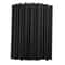 Premium Black Plastic Straws Disposable Cocktail & Party Straws for Coffee & Bar