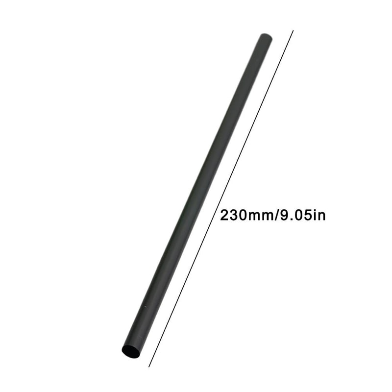 Premium Black Plastic Straws Disposable Cocktail & Party Straws for Coffee & Bar