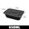 Premium Leakproof Black Disposable Food Containers With Lids For Meal Prep Storage 6
