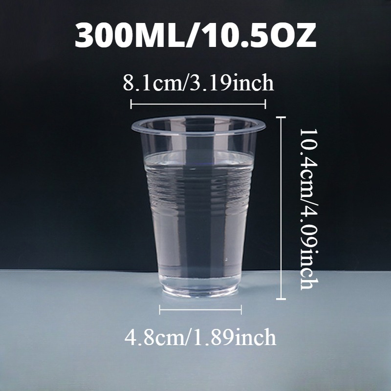Disposable Plastic Cups Clear Party Outdoor Picnic Cups For Beverages 8