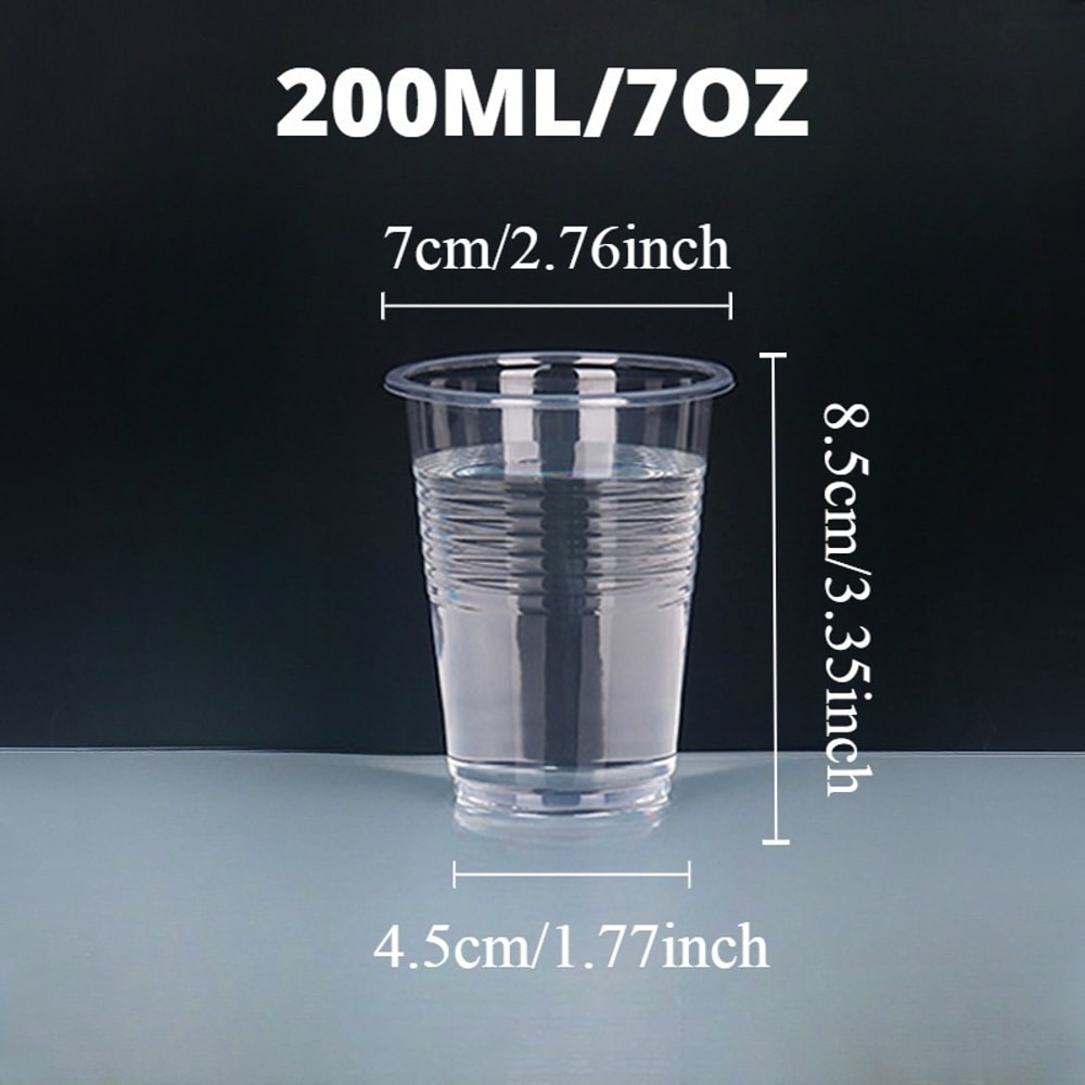 Disposable Plastic Cups Clear Party Outdoor Picnic Cups For Beverages 7
