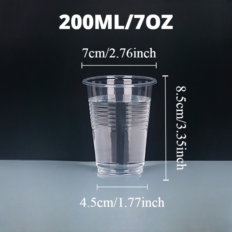 Disposable Plastic Cups Clear Party Outdoor Picnic Cups For Beverages 7