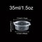 Leak Proof Disposable Sauce Cups With Lids For Dressings Condiments And Takeaway Meals 7