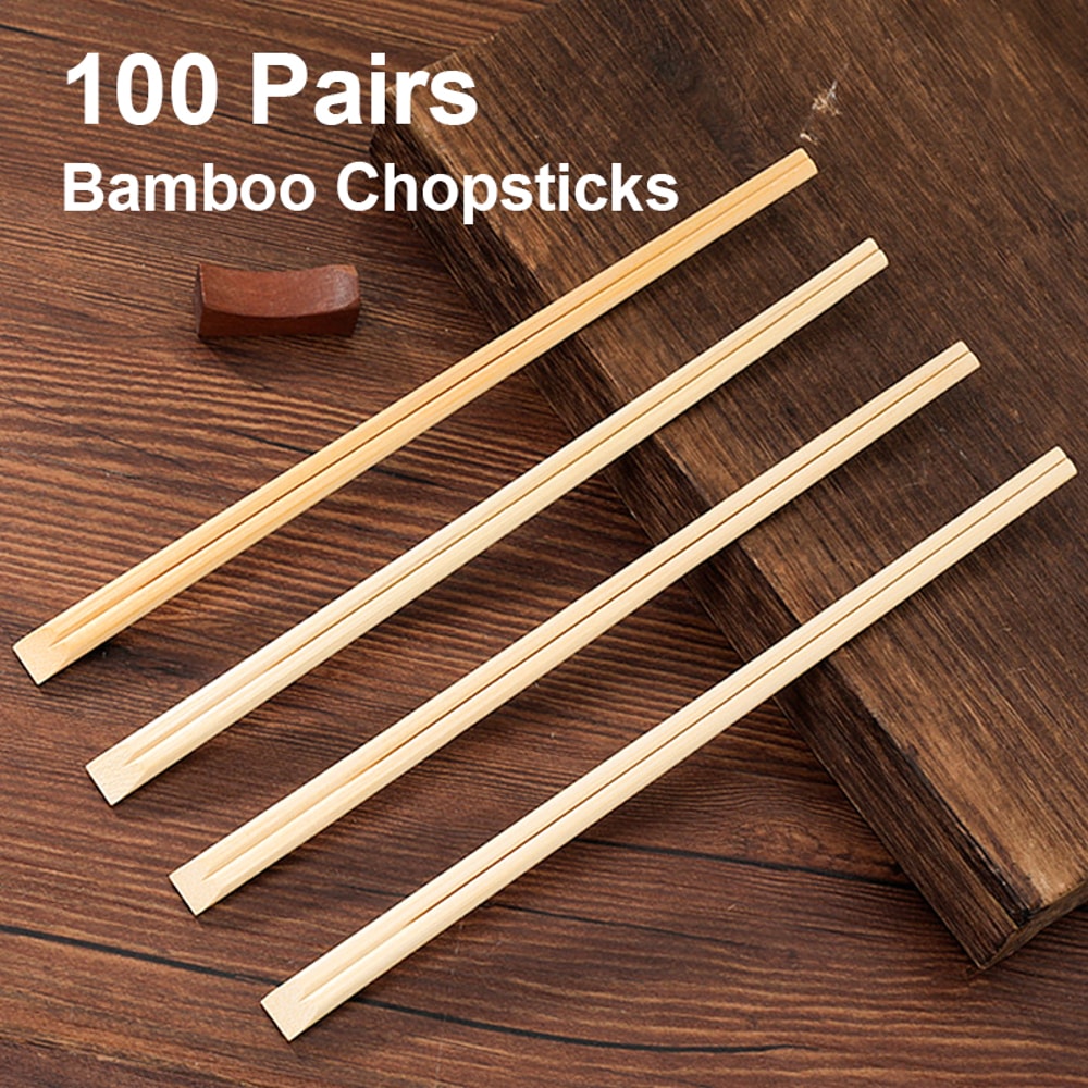 Disposable Bamboo Chopsticks Pairs for Sushi Noodles Hot Pot and Restaurants
