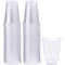 Disposable Plastic Cups Clear Transparent Party Cups For Drinks Events 0