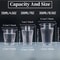 Disposable Plastic Cups Clear Transparent Party Cups For Drinks Events 3
