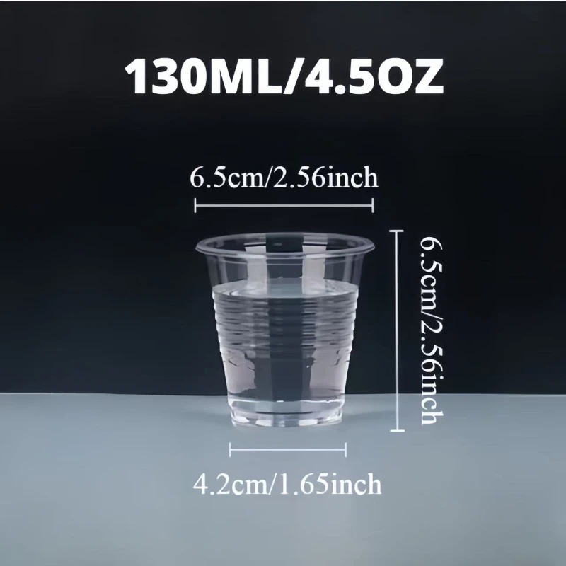 Disposable Plastic Cups Clear Transparent Party Cups For Drinks Events 5