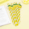 Lemon Paper Straws for Summer Parties, Baby Showers and Birthday Drinks