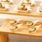 Water Drop Disposable Dessert Plates For Snacks Appetizers And Party Serving 0
