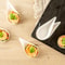 Water Drop Disposable Dessert Plates For Snacks Appetizers And Party Serving 4