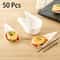 Water Drop Disposable Dessert Plates For Snacks Appetizers And Party Serving 6