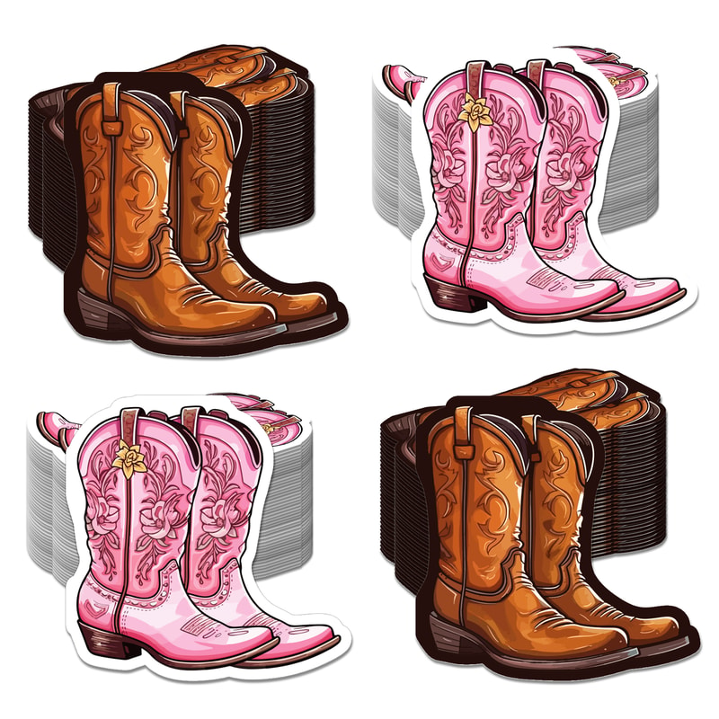 Premium Western Party Napkins Fun Cowgirl Napkins for Cowboy Boot Table Decor