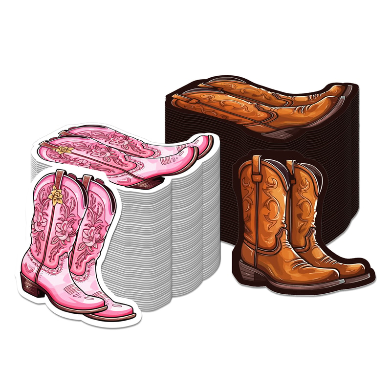 Premium Western Party Napkins Fun Cowgirl Napkins for Cowboy Boot Table Decor
