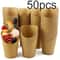 Disposable Charcuterie Cups Kraft Paper French Fry Holder Cups For Parties 5