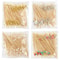 Elegant Pearl Cocktail Picks Bamboo Skewers For Wedding Appetizers Fruit Buffet Party Food Picks 0